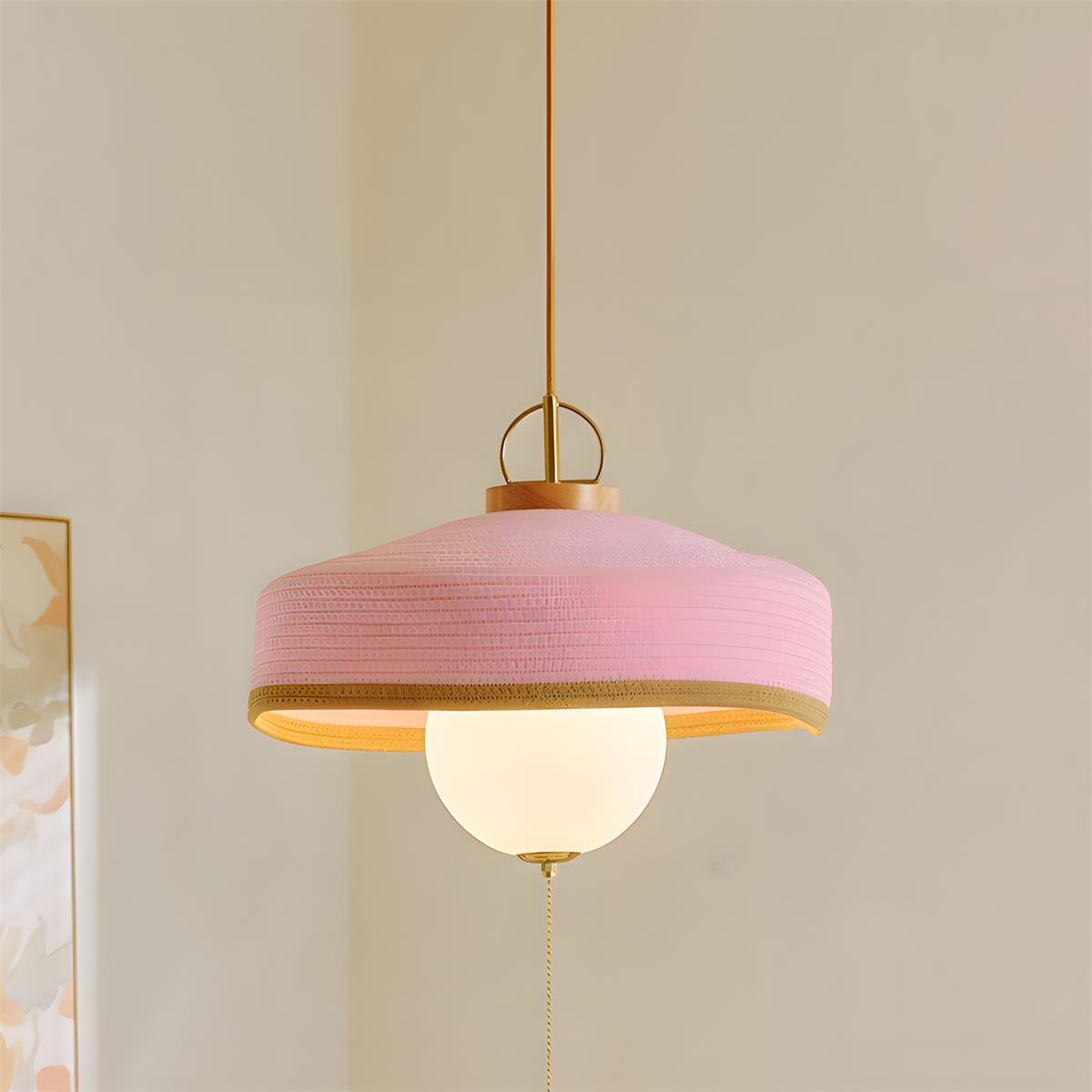 Avielle Drum Globe Pendant Lamp