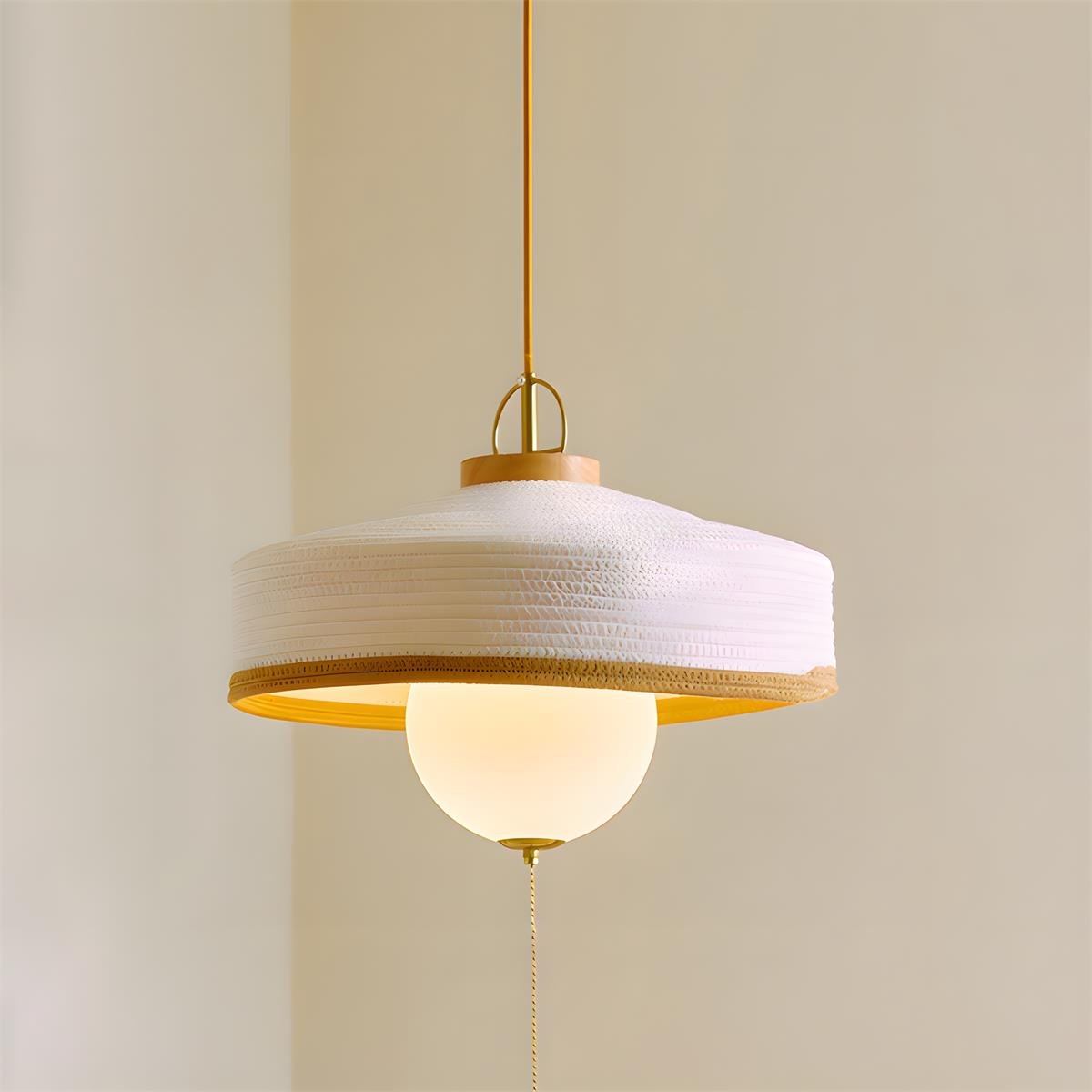 Avielle Drum Globe Pendant Lamp