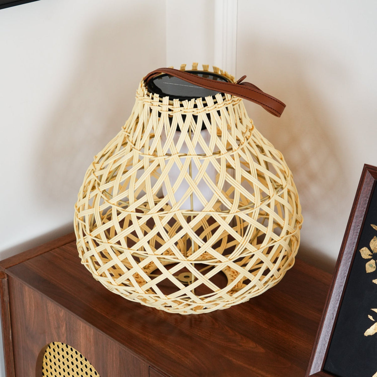 Isenor Woven Sphere Lantern Outdoor Lamp