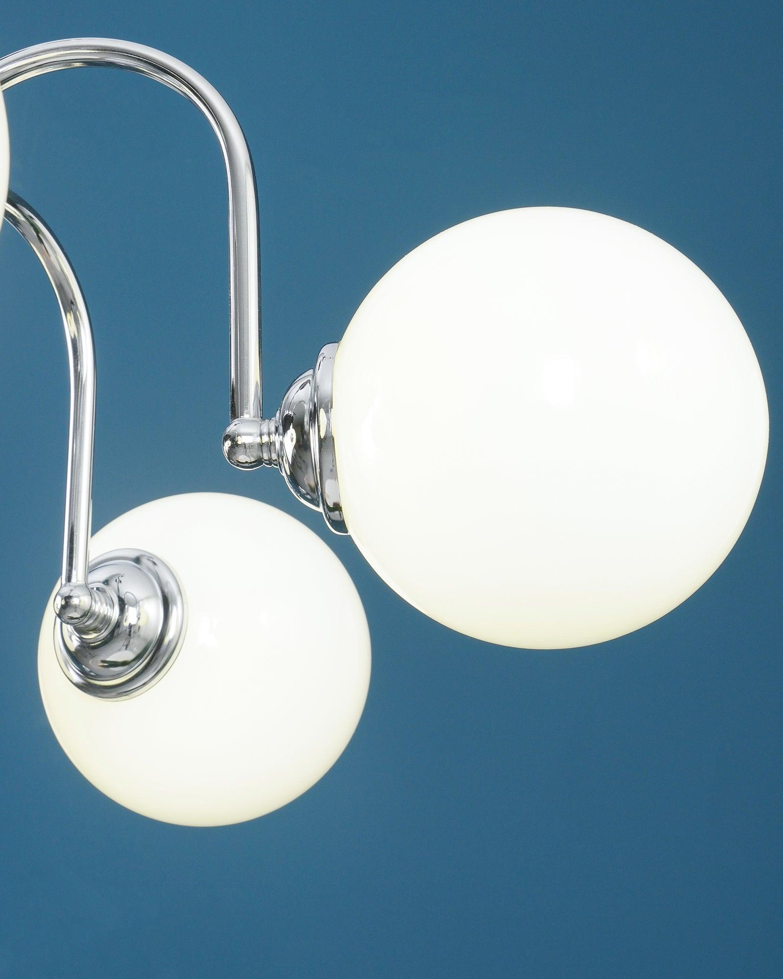 Halion Chandelier Rod Frame and White