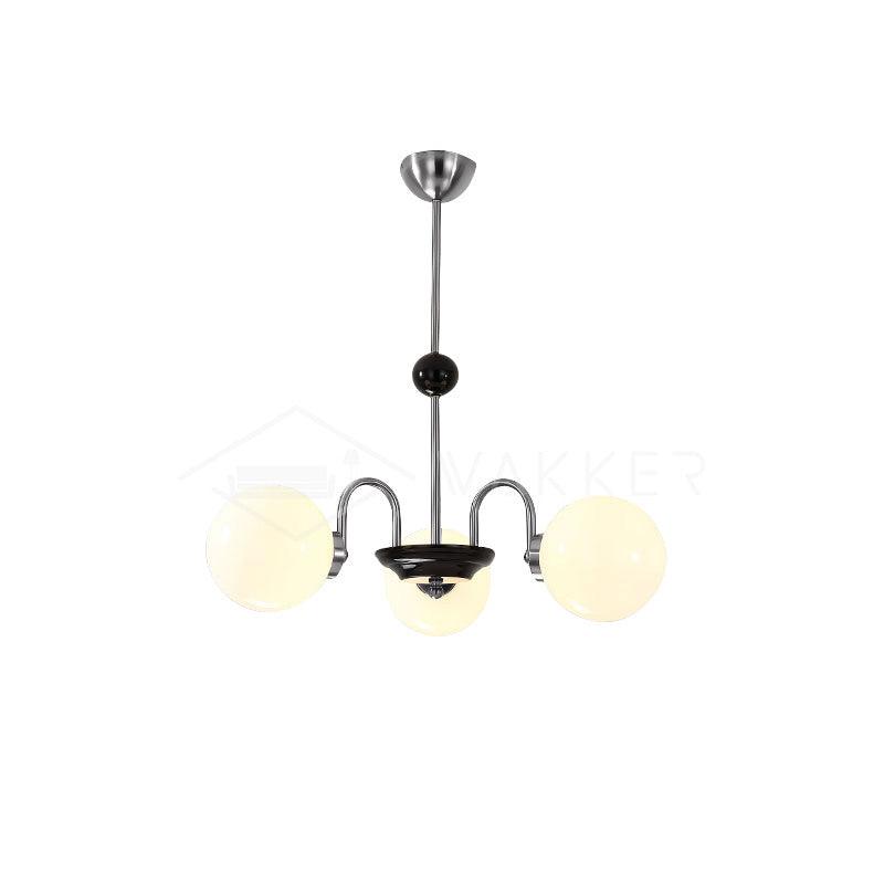 Halion Chandelier Rod Frame and White