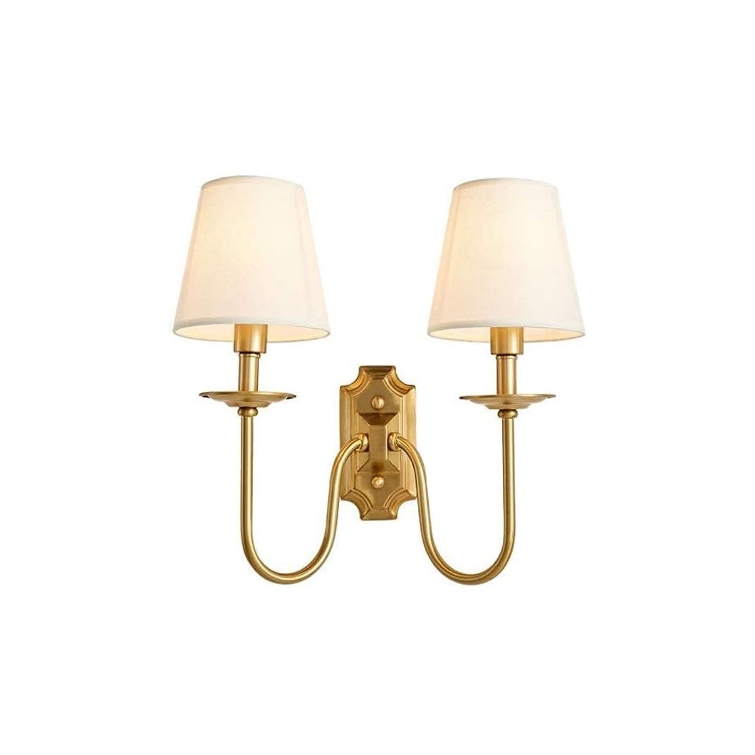 Ilsolion Vintage Industrial Fabric Wall Lamp