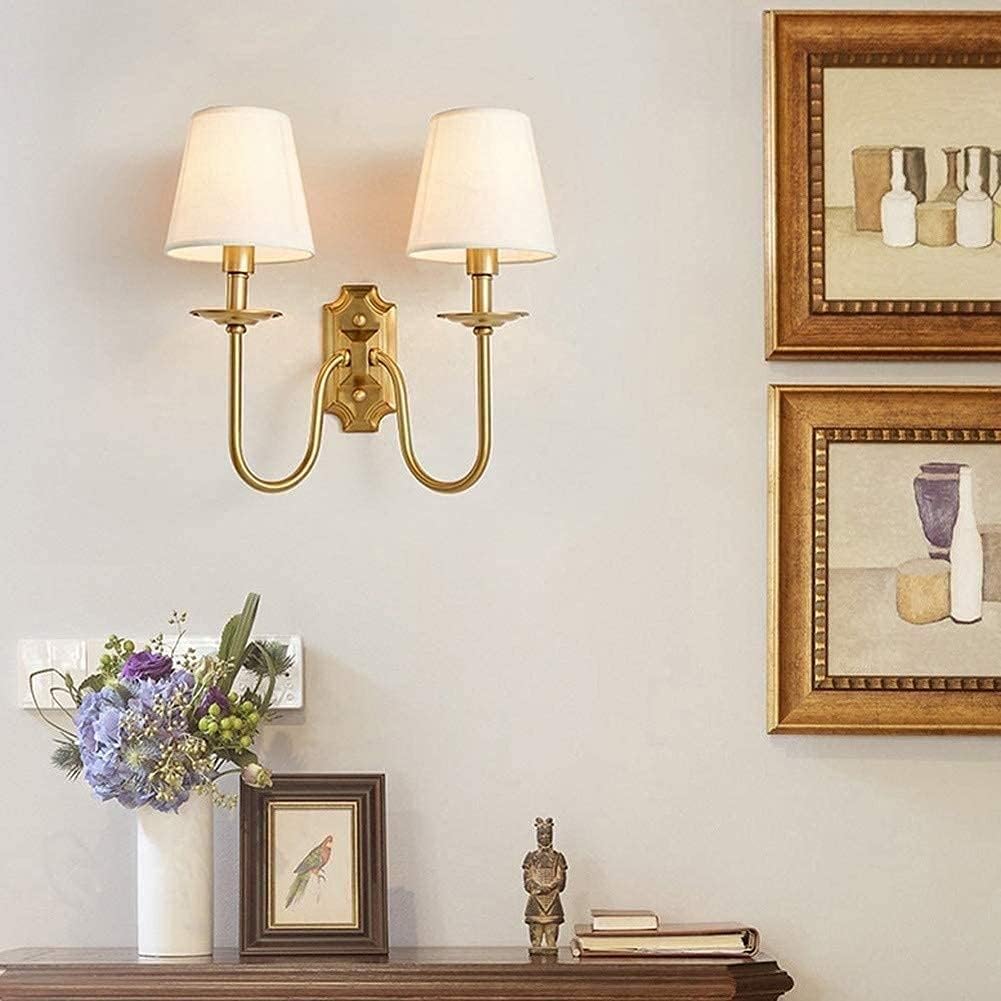 Ilsolion Vintage Industrial Fabric Wall Lamp