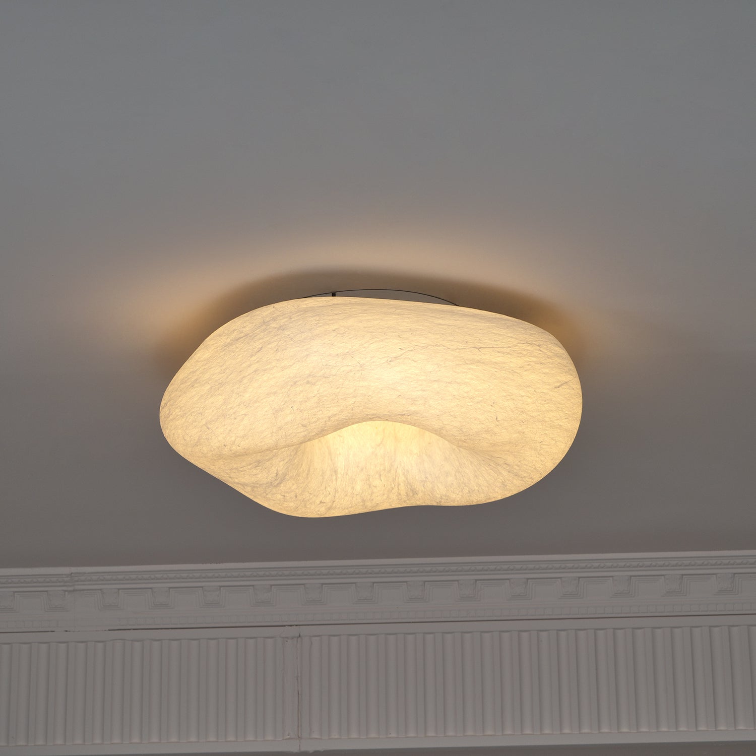 Calerelle Ceiling Lamp Cloud Shape Silk Elegant