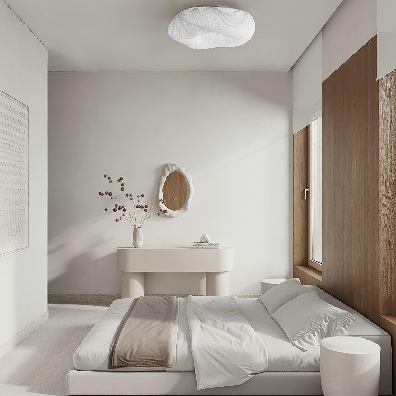 Calerelle Ceiling Lamp Cloud Shape Silk Elegant