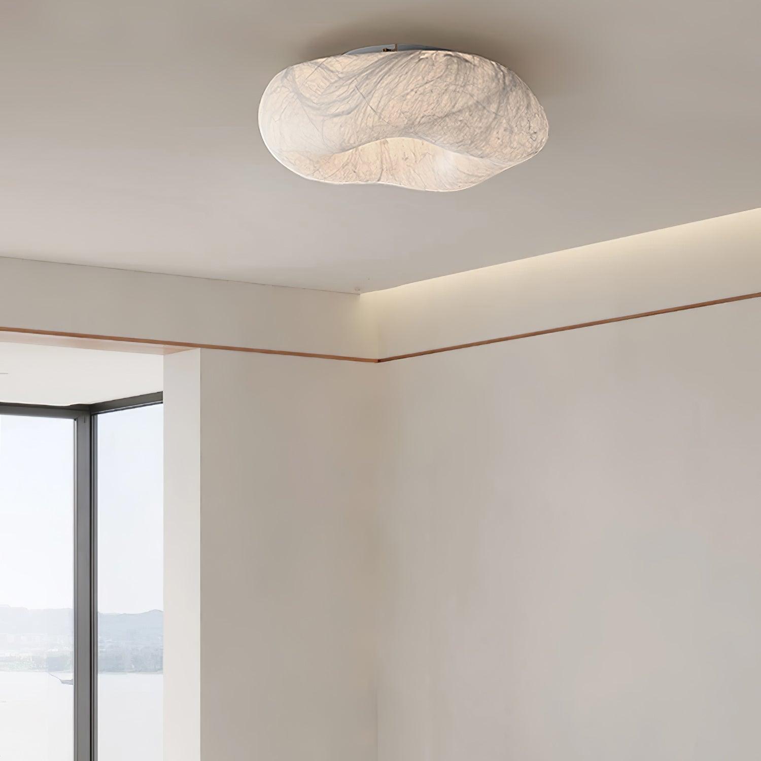 Calerelle Ceiling Lamp Cloud Shape Silk Elegant