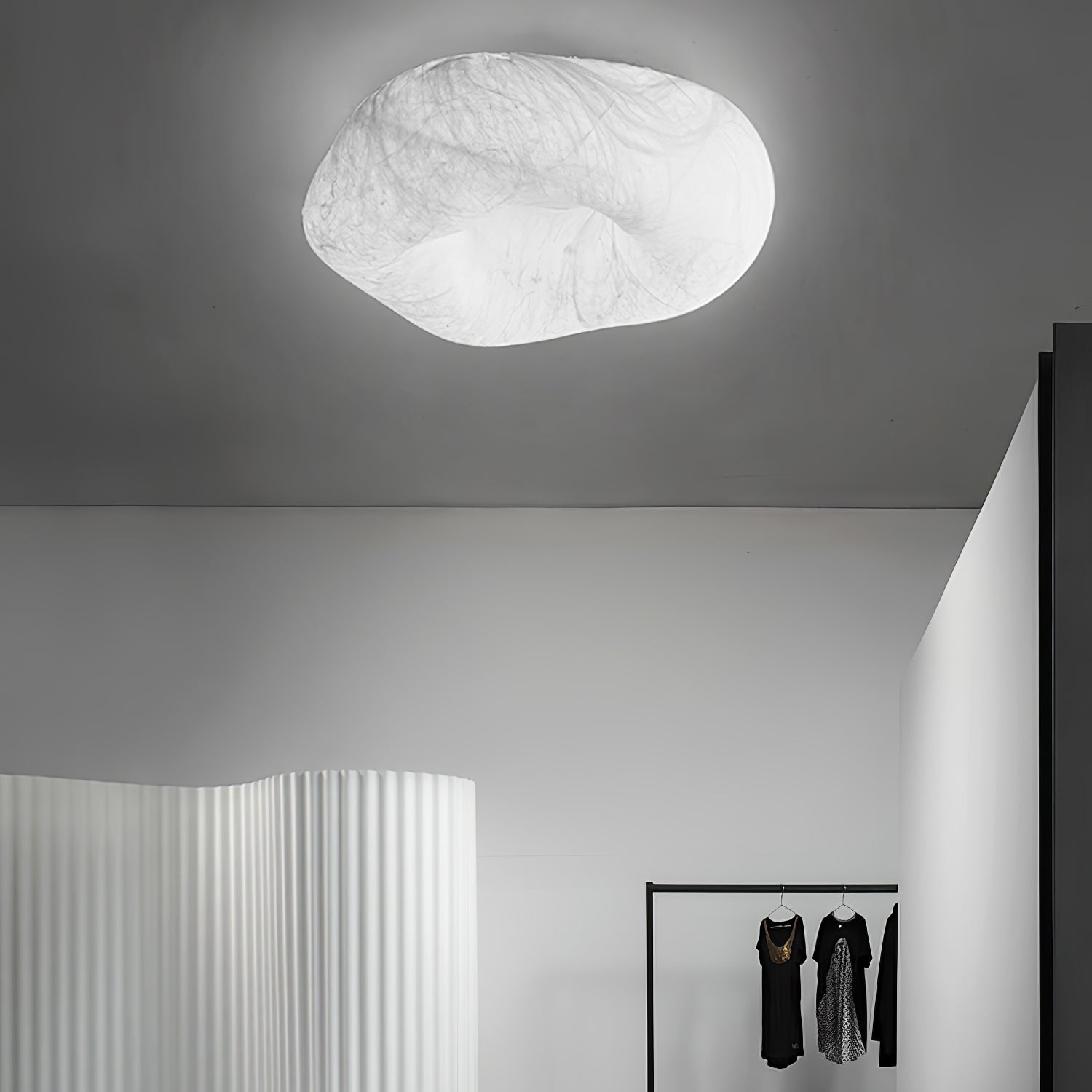 Calerelle Ceiling Lamp Cloud Shape Silk Elegant