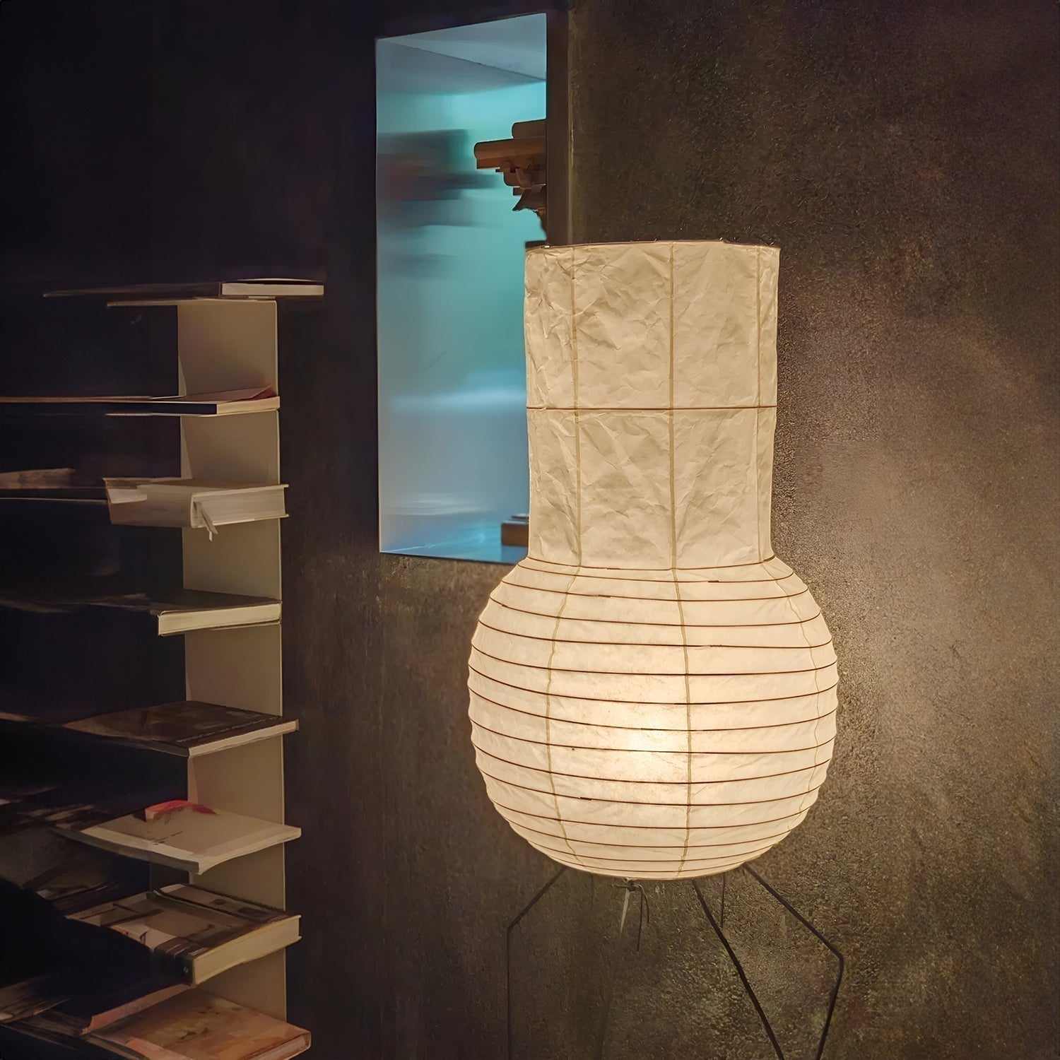 Brandy Vintage Paper Table Lamp