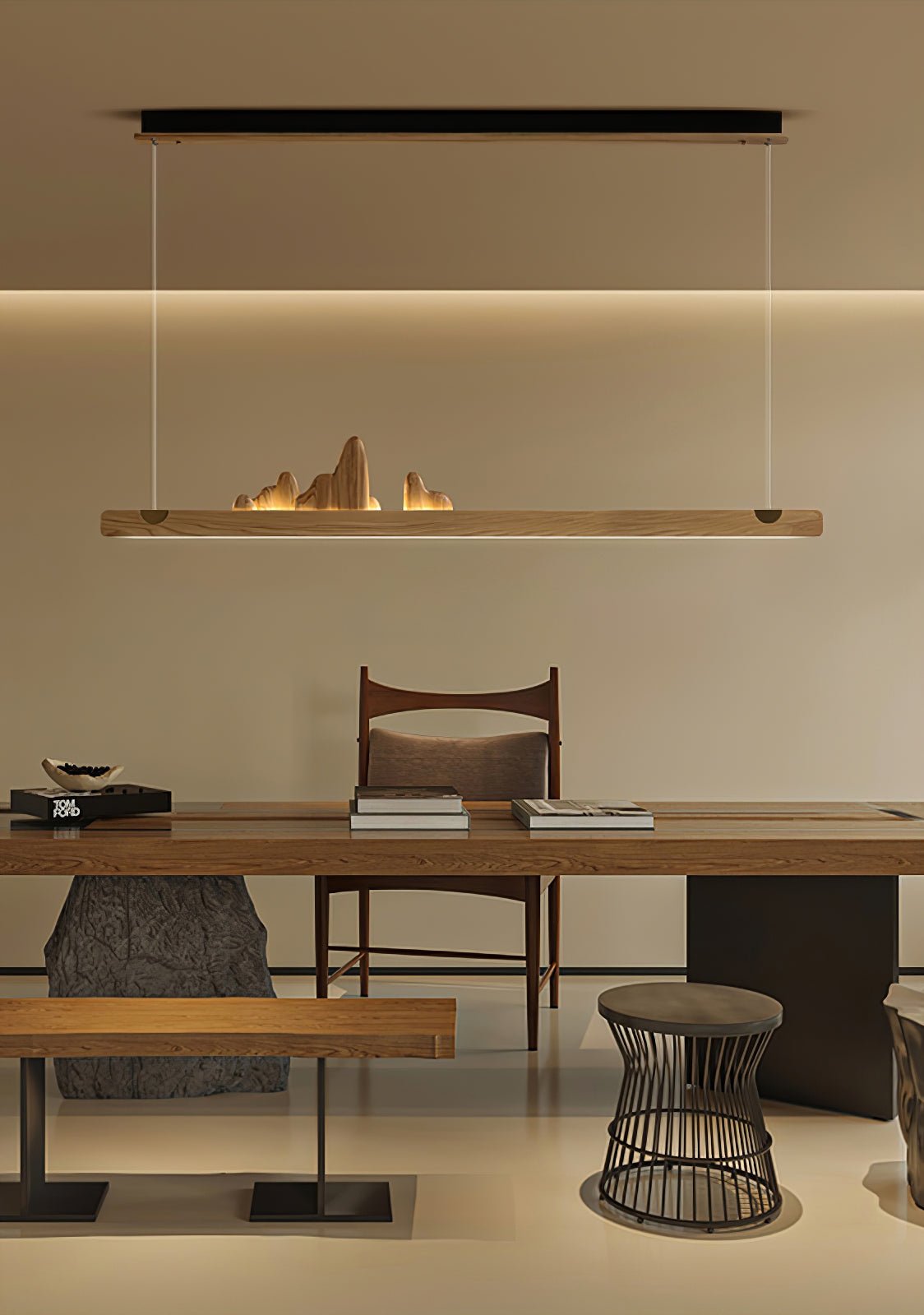 Elvaaine Modern Wood Pendant Light