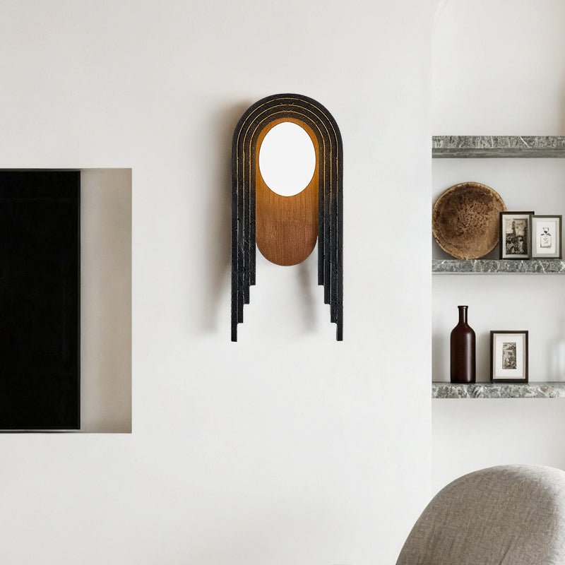 Zenith Arc Halo Art Deco Wall Sconce