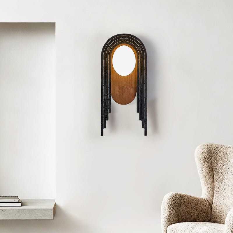 Zenith Arc Halo Art Deco Wall Sconce