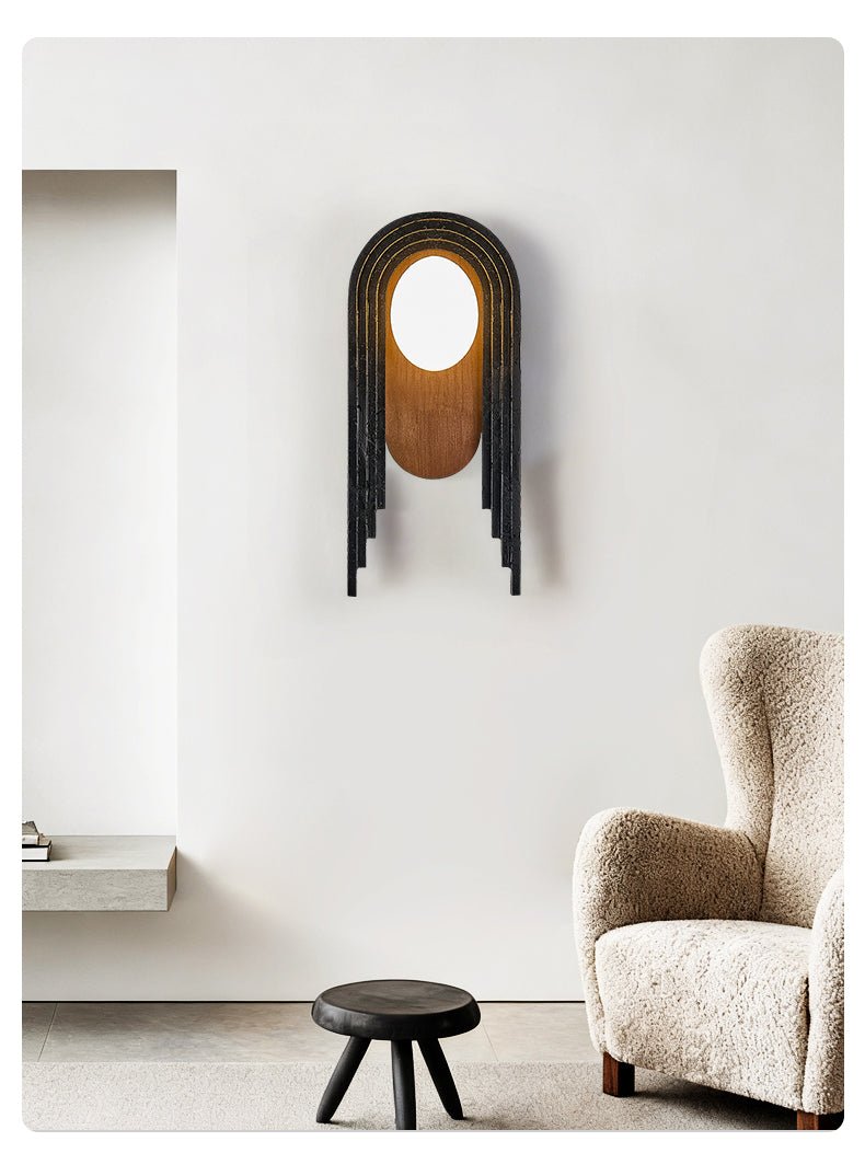 Zenith Arc Halo Art Deco Wall Sconce