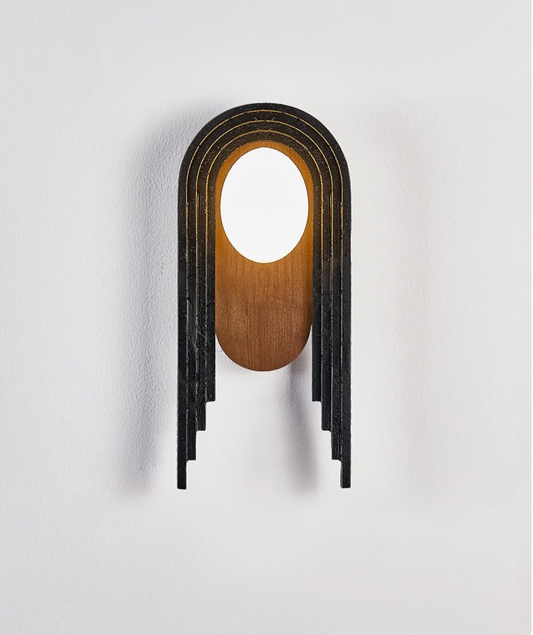 Zenith Arc Halo Art Deco Wall Sconce