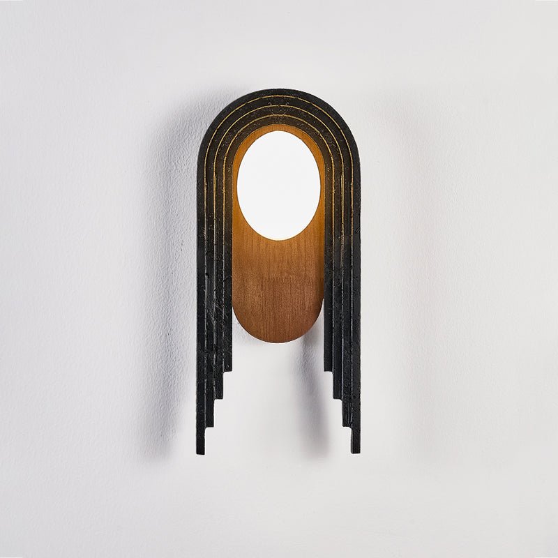 Zenith Arc Halo Art Deco Wall Sconce