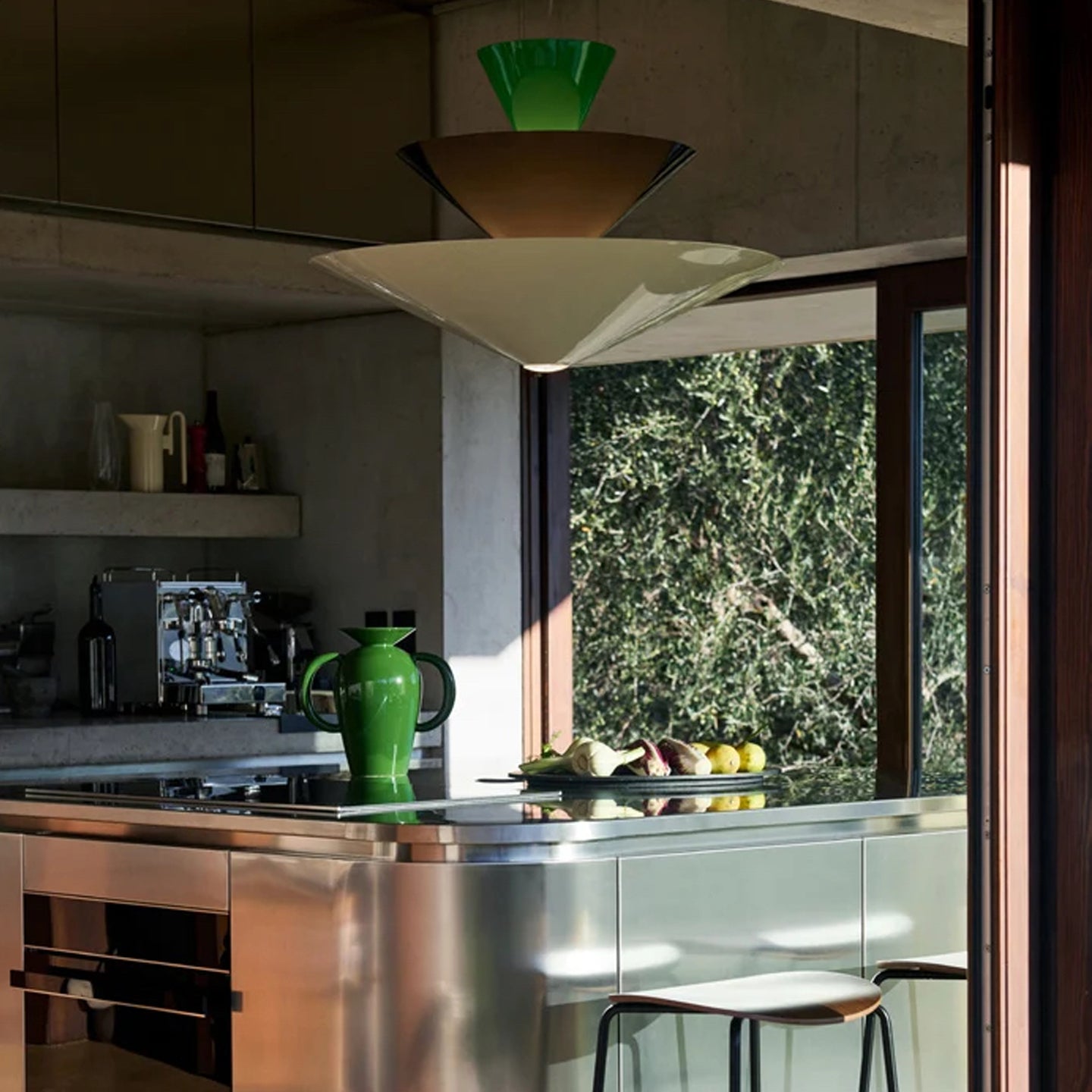 Pyramia Tiered Color Block Pendant Light