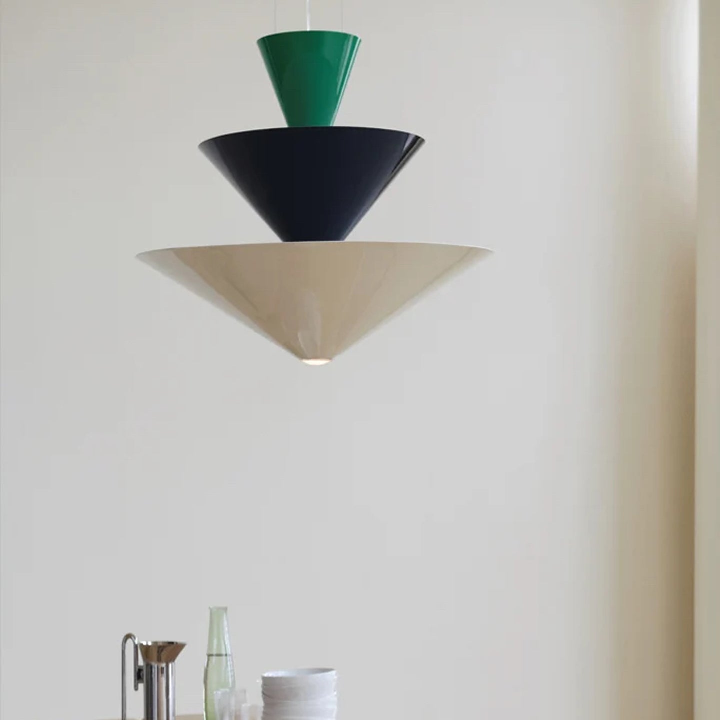 Pyramia Tiered Color Block Pendant Light