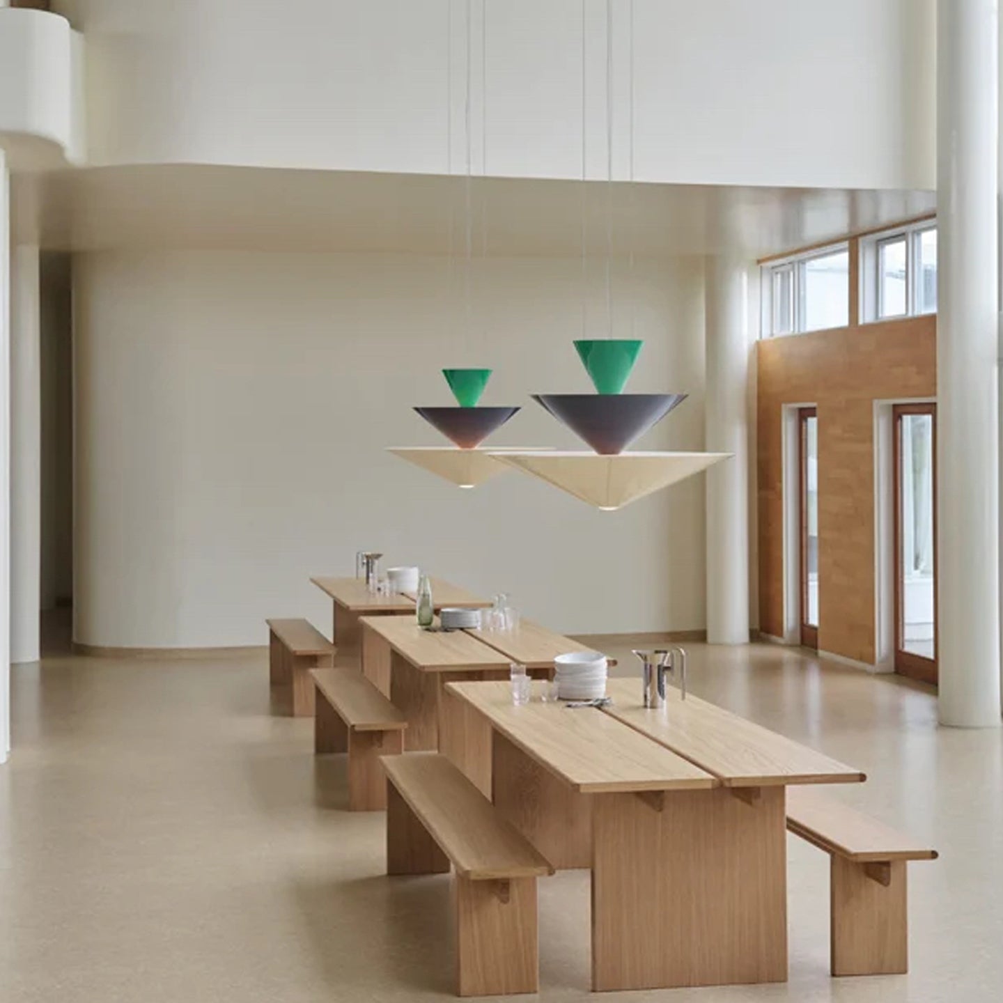 Pyramia Tiered Color Block Pendant Light