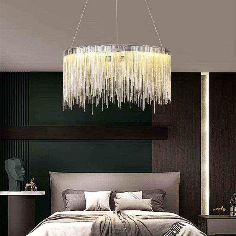 Arisha Tassel Chain Art Deco Pendant Light Living Room Hall