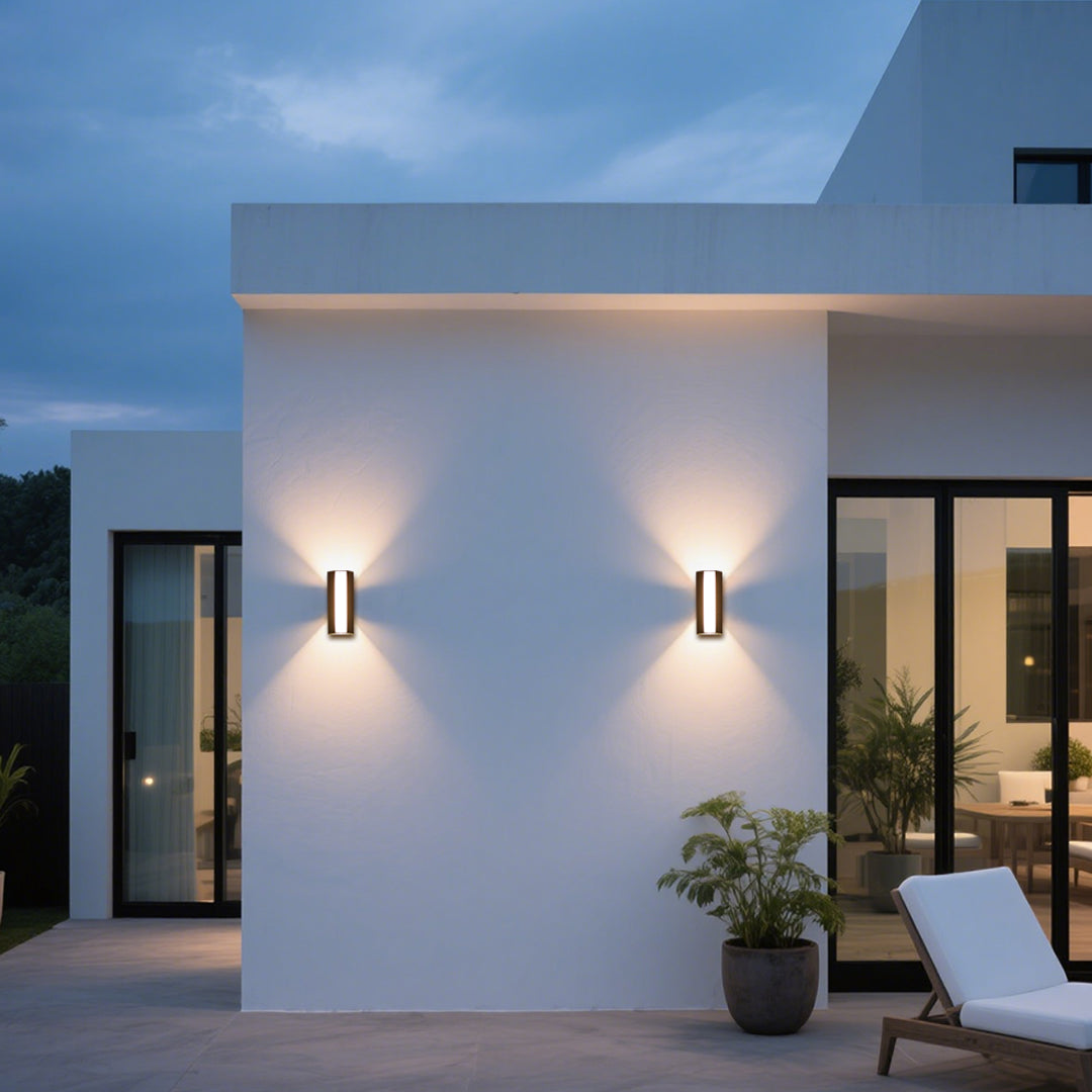 Nonfri Modern Style Aluminum Outdoor Wall Sconce