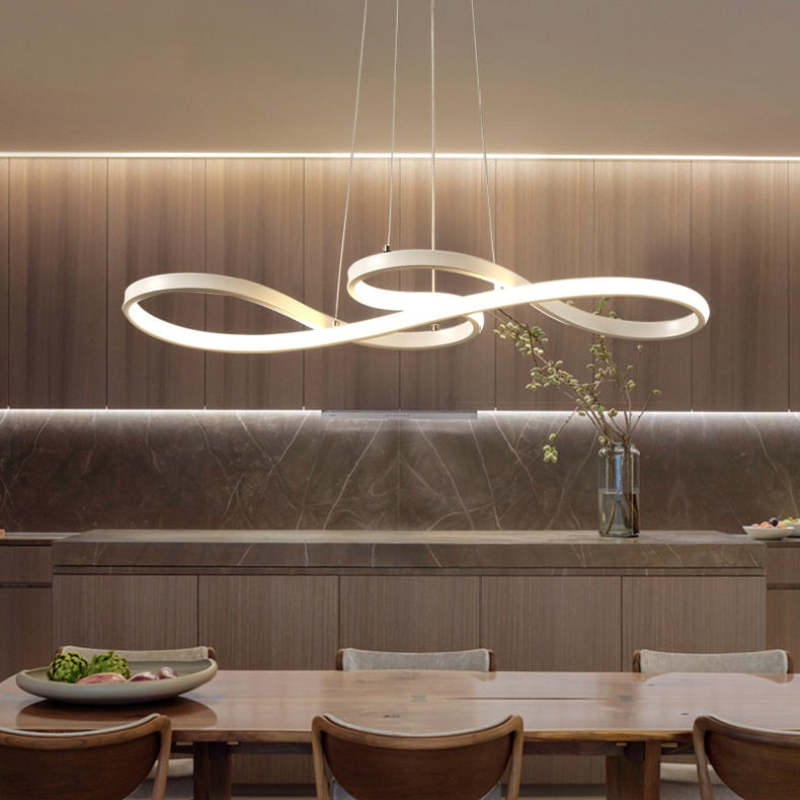 Arisha Modern Chandelier Linear Pendant Light Dining Room
