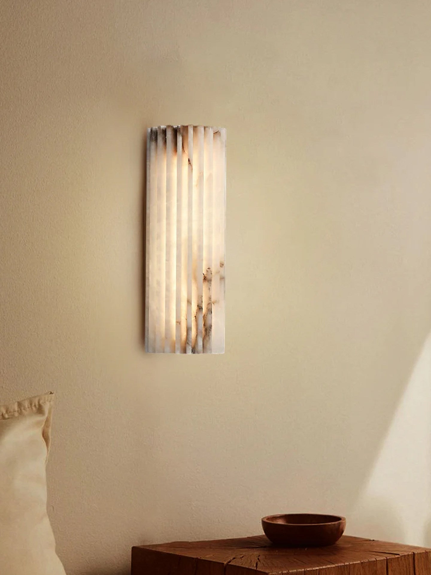 Willowfield Alabaster Indoor Wall Light