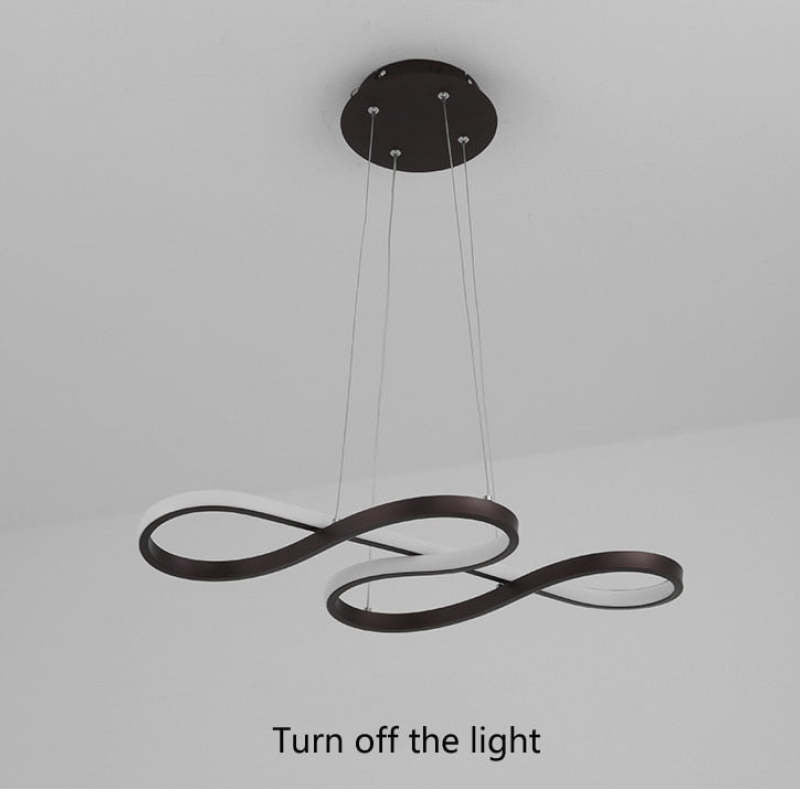 Arisha Modern Chandelier Linear Pendant Light Dining Room