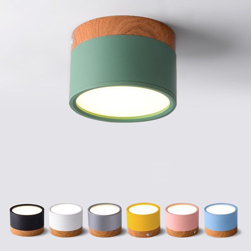 Valentina Modern Cylindrical /Acrylic Flush Mount Ceiling Light Hallway