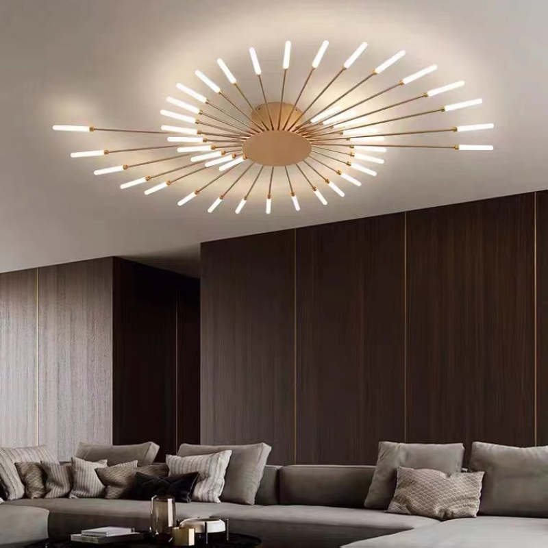 Arisha Fireworks Flush-Mount Ceiling Light Living Room