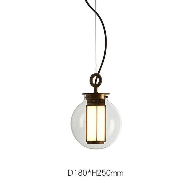 Uphaos Modern Minimalist Family Glass Pendant Light