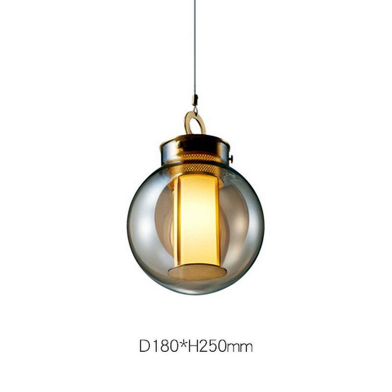 Uphaos Modern Minimalist Family Glass Pendant Light