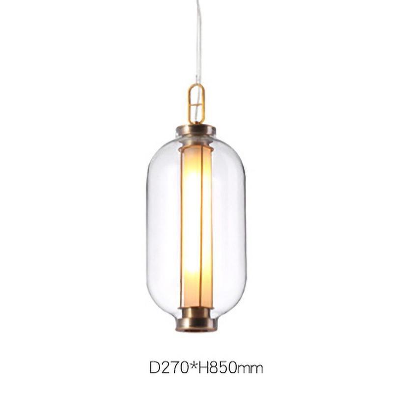 Uphaos Modern Minimalist Family Glass Pendant Light