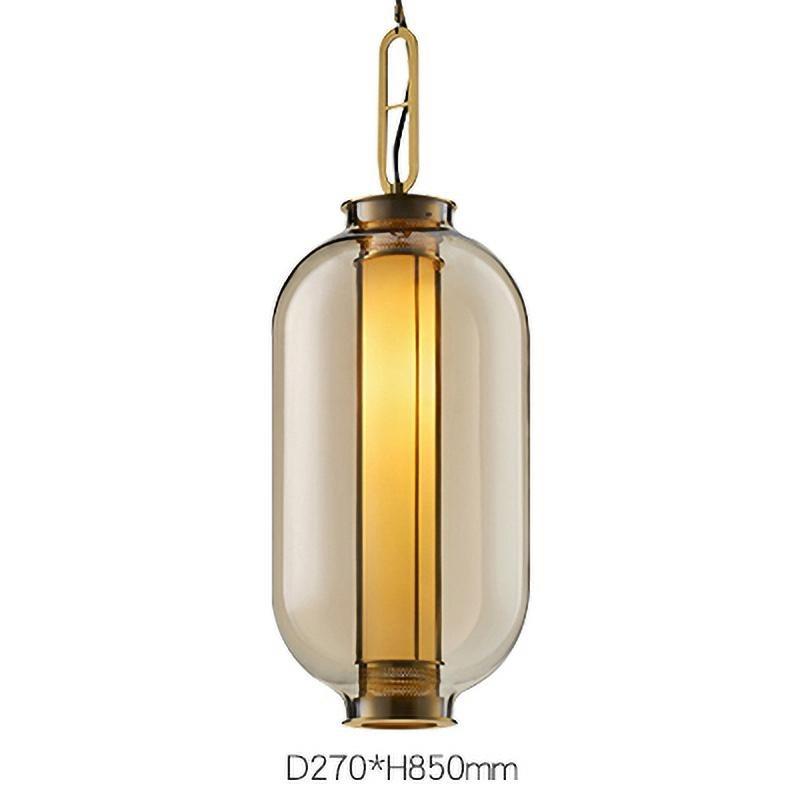 Uphaos Modern Minimalist Family Glass Pendant Light