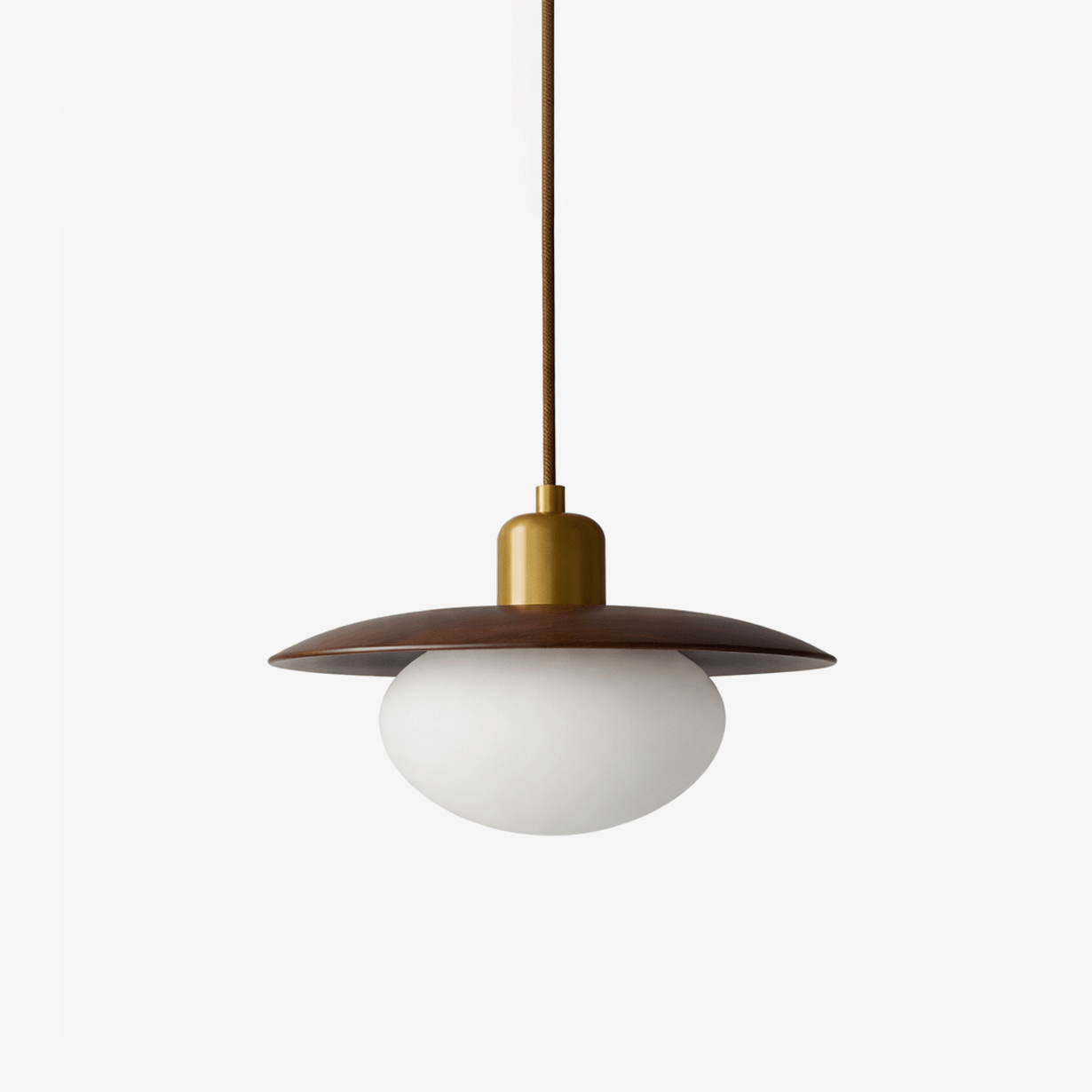 Solmere Alabaster Wood Pendant Lamp