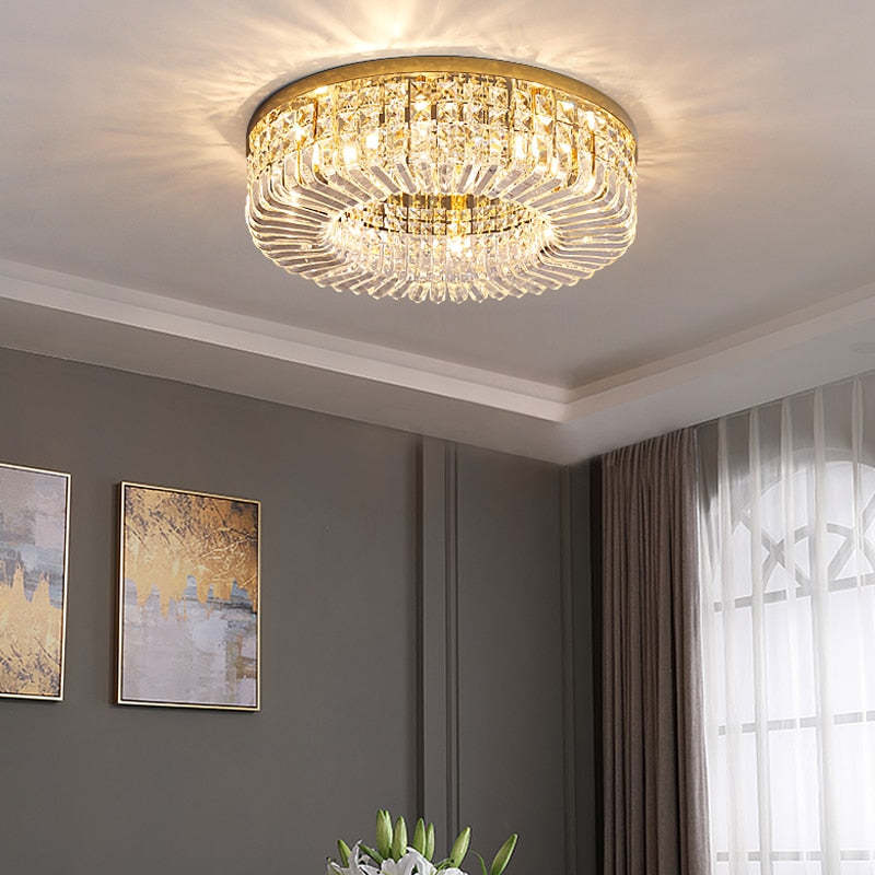 Kristy Luxury Flush Mount /Crystal Ceiling Light
