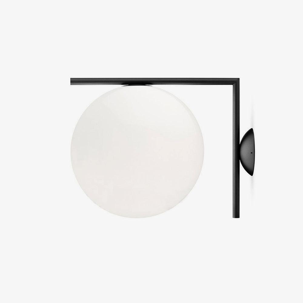 Joanna Modern Minimalist Opal Blown Glass Wall Lamp