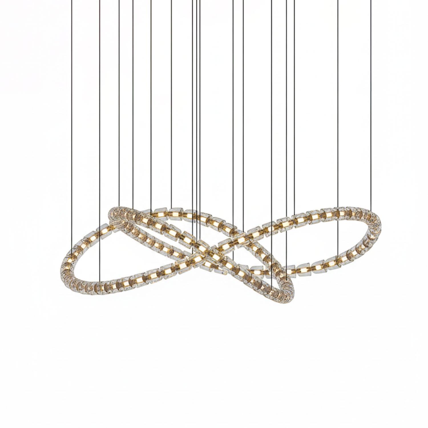 Nexus Gold Crystal Chandelier