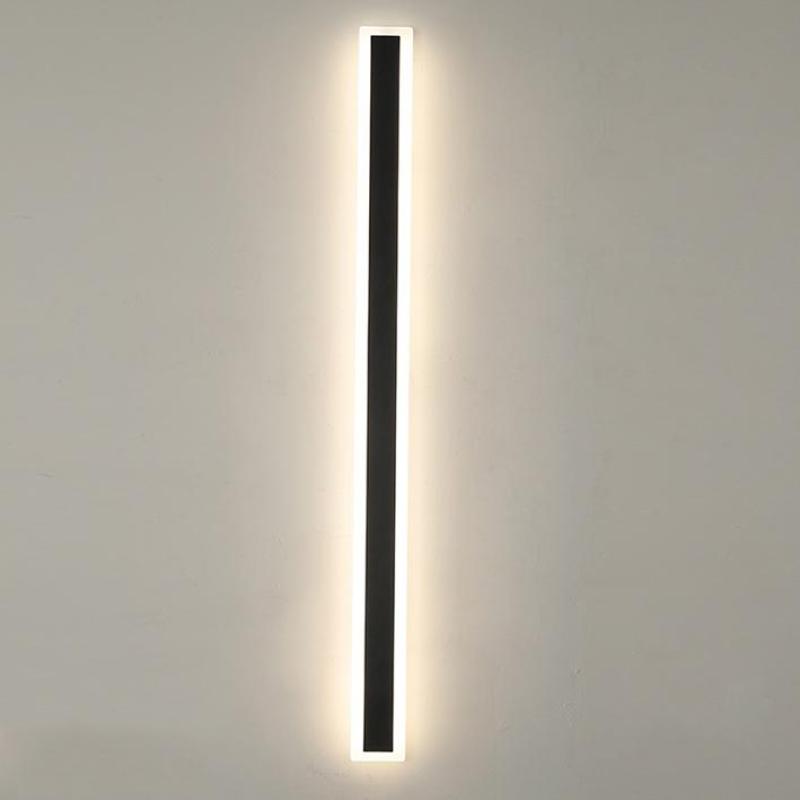 Arisha Radiation Linear Acrylic Outdoor Wall Lamp Garden Corridor