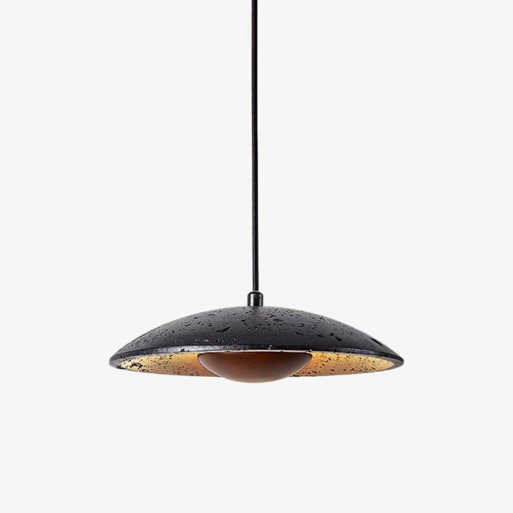 Noreeria Black Travertine Pendant Light