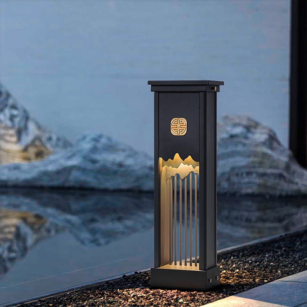 Lewis Elegant LED Artistic Cut Craft Aluminum Outdoor Light