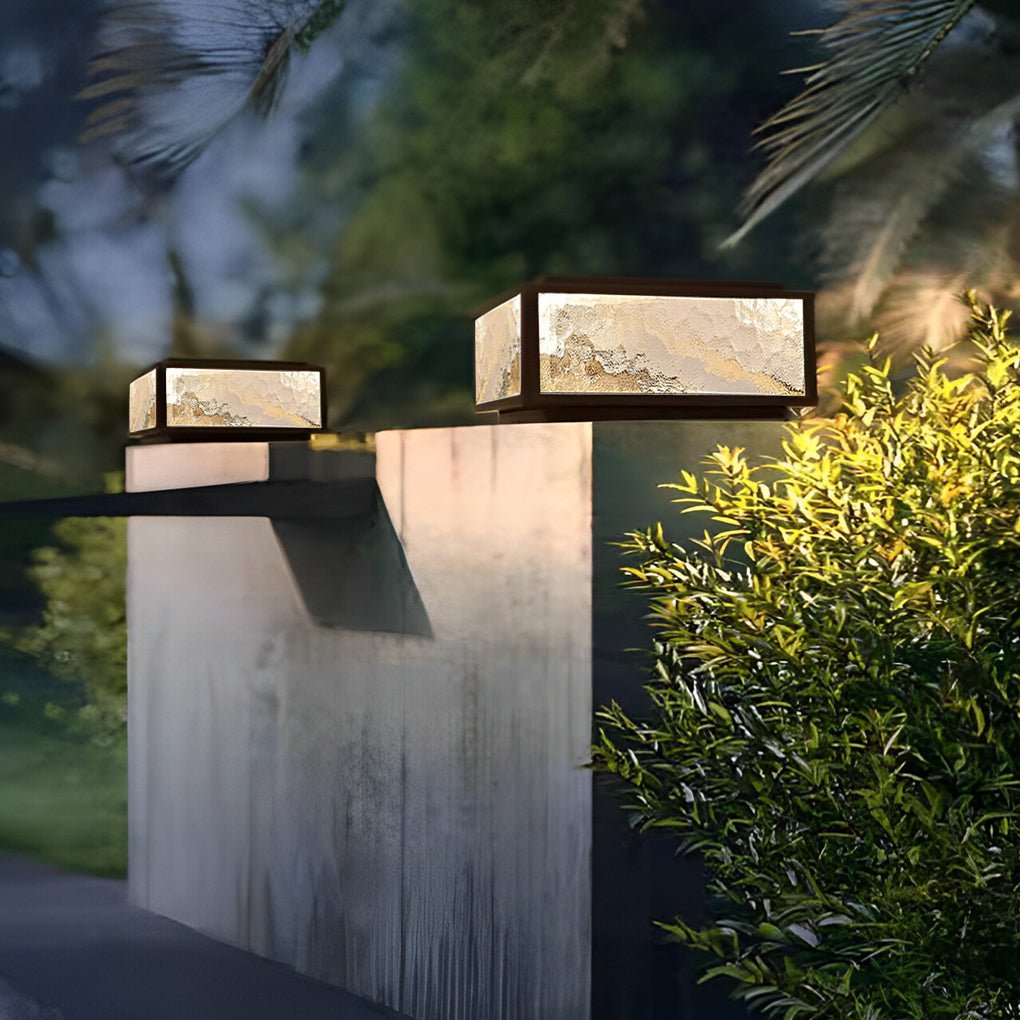 Vrda Modern LED Aluminum Outdoor Post Fence Pillar Light
