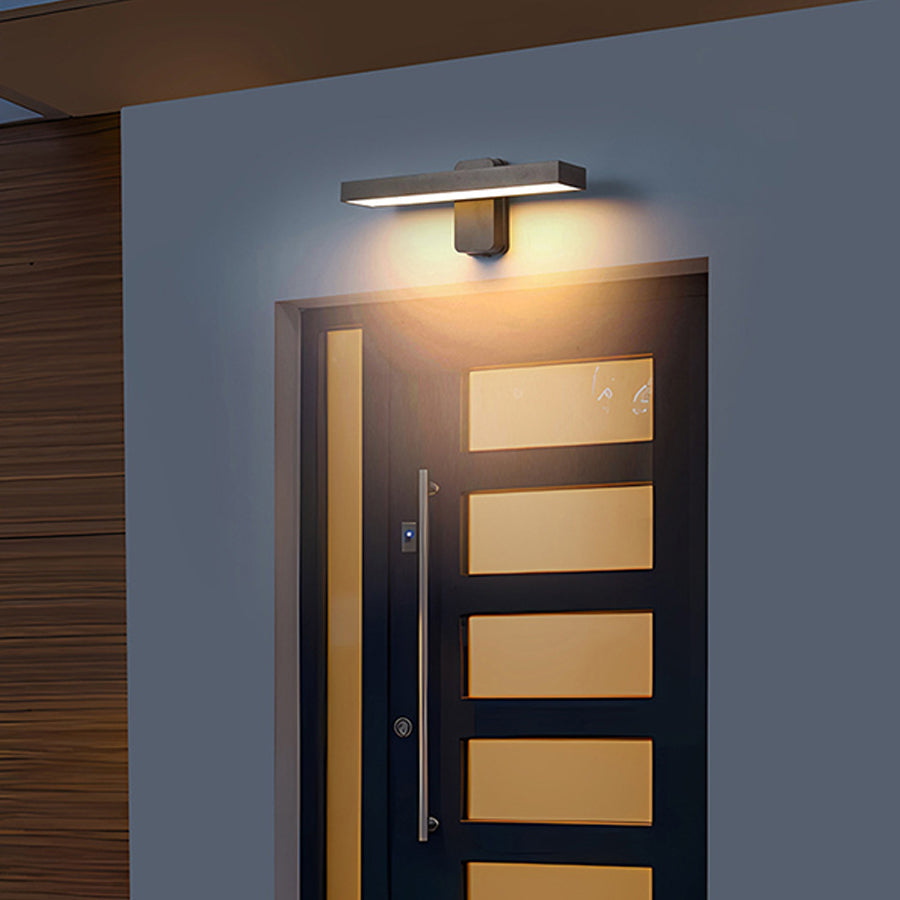 Garth LED Adjustable Storefront Aluminum Outdoor Wall Lights