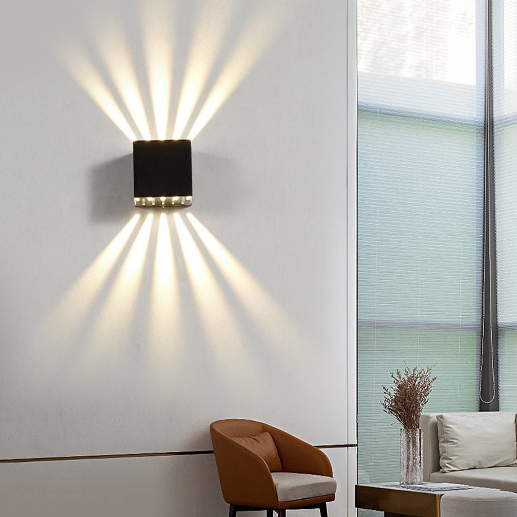 Sarah Creative LED Aluminum Outdoor Sconce Wall Lights