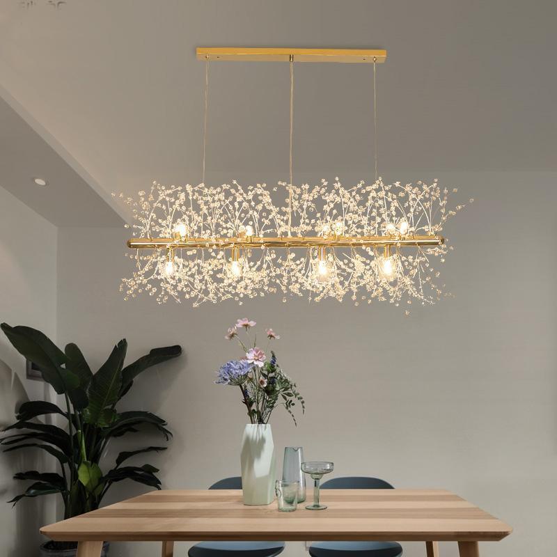 Haze Chandelier Crystal Dandelion with Crystals