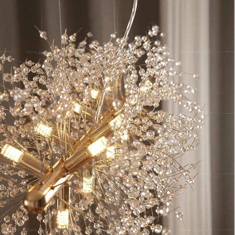 Haze Chandelier Crystal Dandelion with Crystals