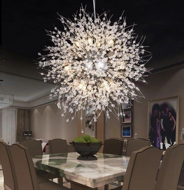 Haze Chandelier Crystal Dandelion with Crystals