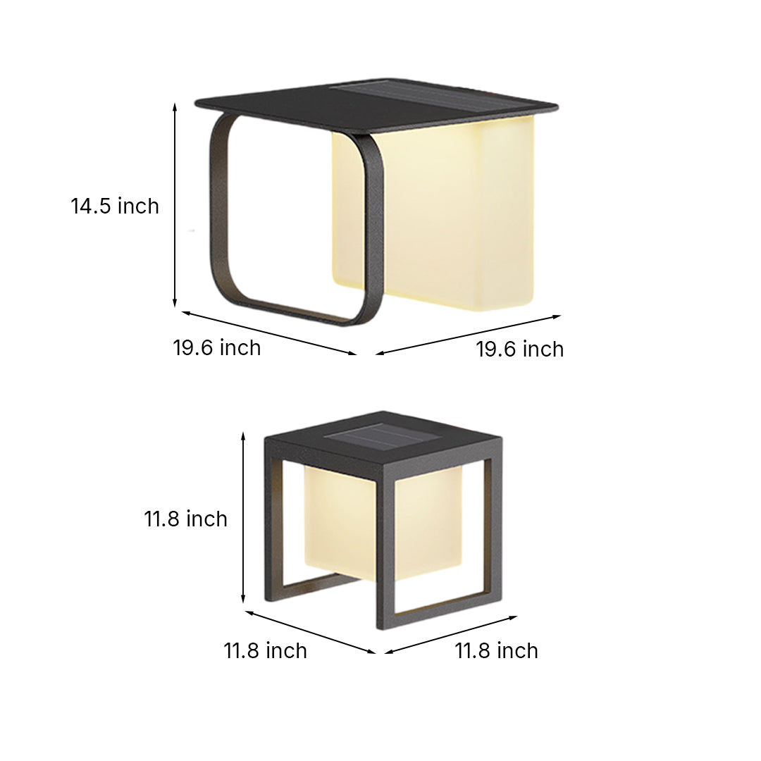 Loly Multi-Functional Tables Steel Outdoor Floor Lamps