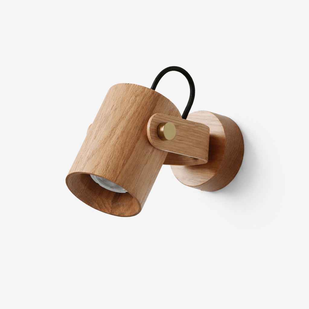 Rinenette Wood Wall Spotlight