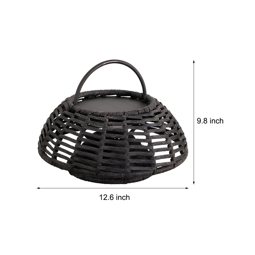 Teri Decorative Modern Ropes Rattan Outdoor Chandelier