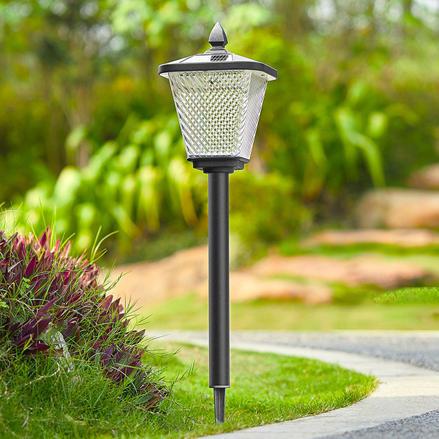 Lara Lawn Stakes Solar LED Aluminum Outdoor Lights