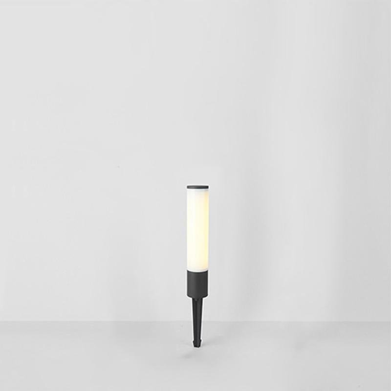 Joclyn Slender Cylindrical Aluminum Outdoor Pathway Bollard Light